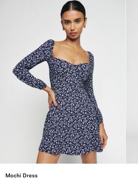 Reformation Mochi Dress Twilight - Size 4